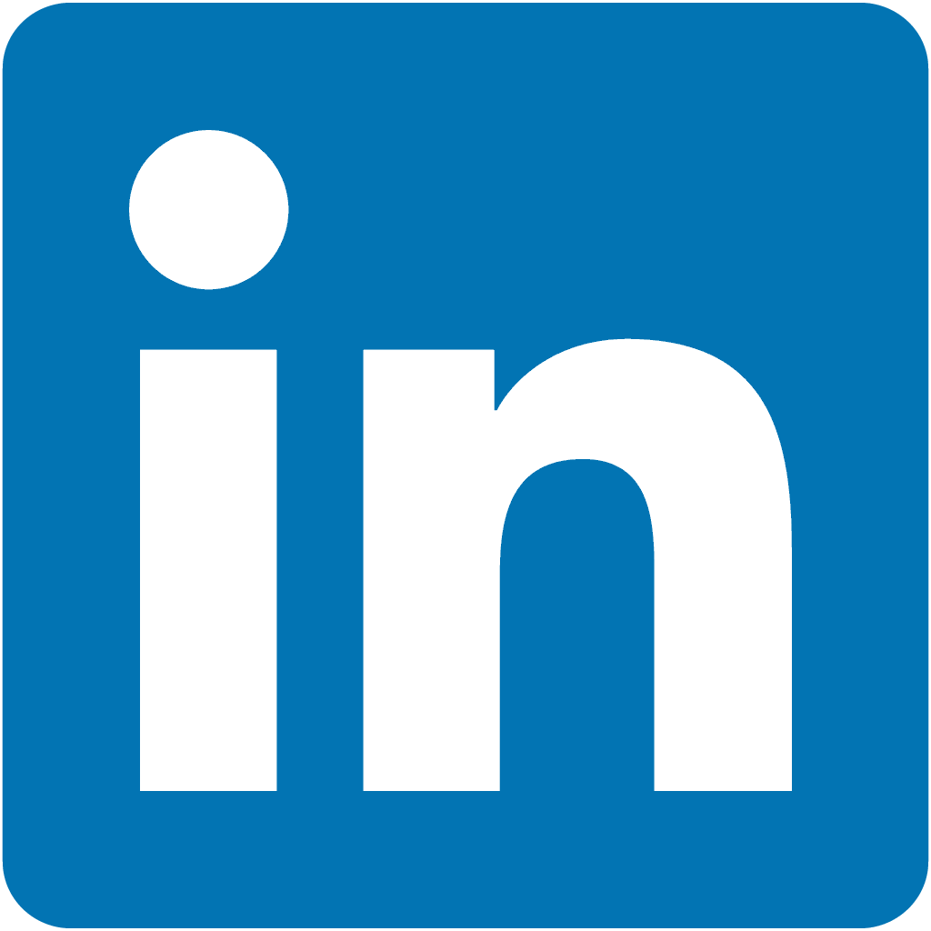 LinkedIn Logo mit Verknüpfung zum Profil