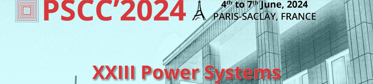 Banner Power Systems Computation Conference (PSCC) 2024 vom 04. bis 07. Juni in paris, Frankreich